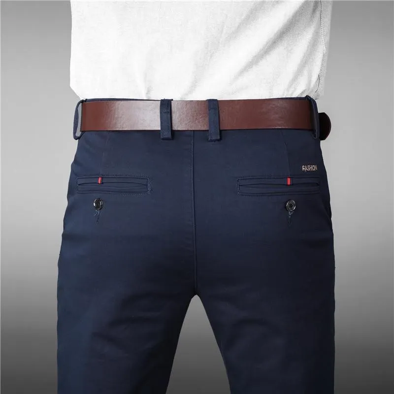West Louis Designer Luxury Straight Business Elegant Trousers