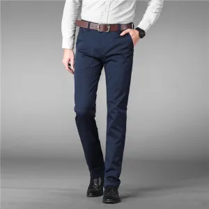 West Louis Designer Luxury Straight Business Elegant Trousers
