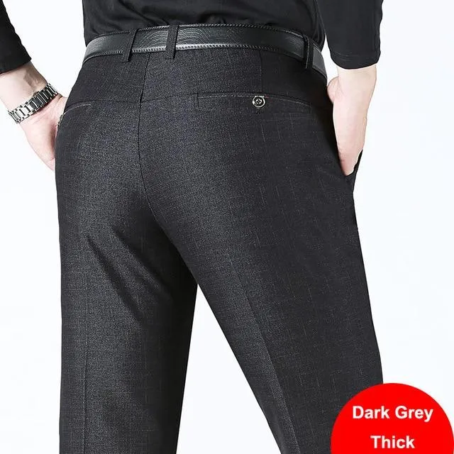 West Louis Mens Formal Business Classic Suit Pants