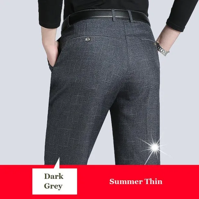 West Louis Mens Formal Business Classic Suit Pants