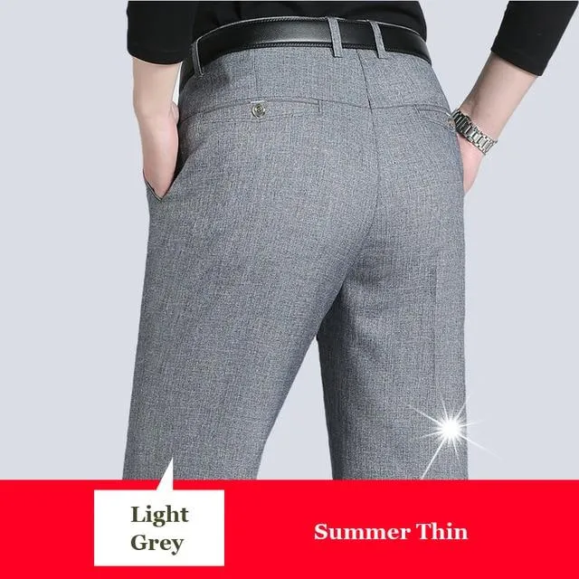 West Louis Mens Formal Business Classic Suit Pants