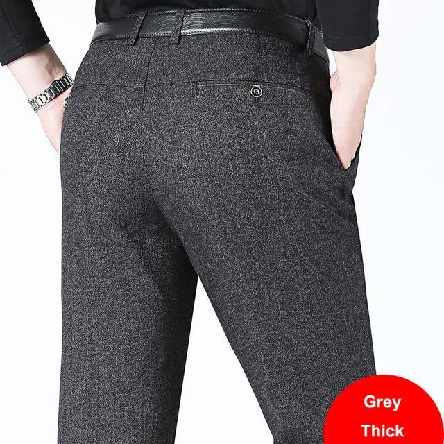 West Louis Mens Formal Business Classic Suit Pants