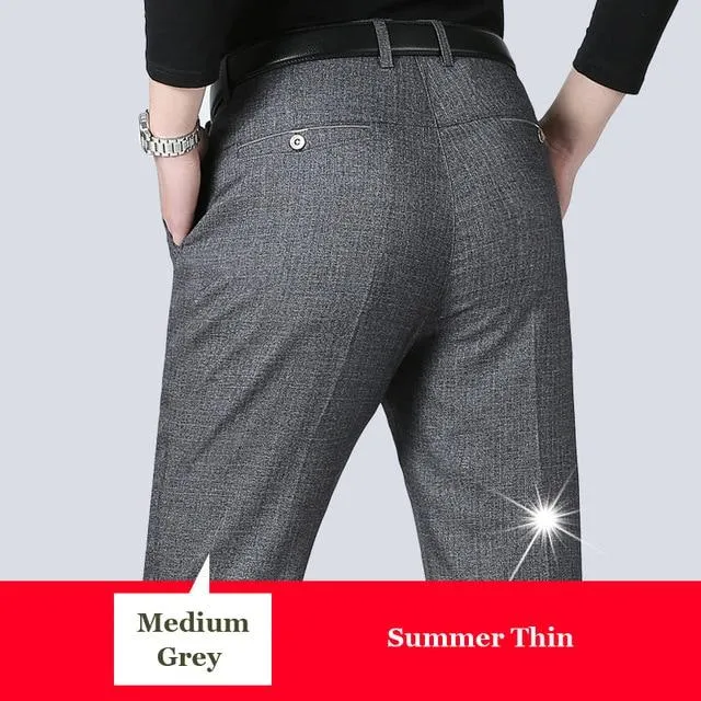 West Louis Mens Formal Business Classic Suit Pants