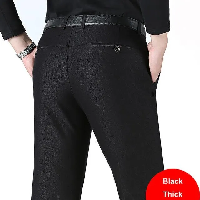West Louis Mens Formal Business Classic Suit Pants