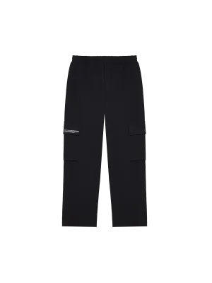 Womens Double Jersey Cargo Track Pantsblack