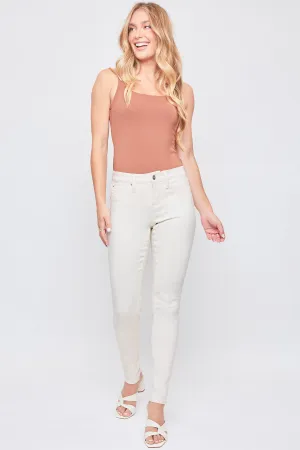 Women's Hyperstretch Mid Rise Skinny Pants, Gardenia